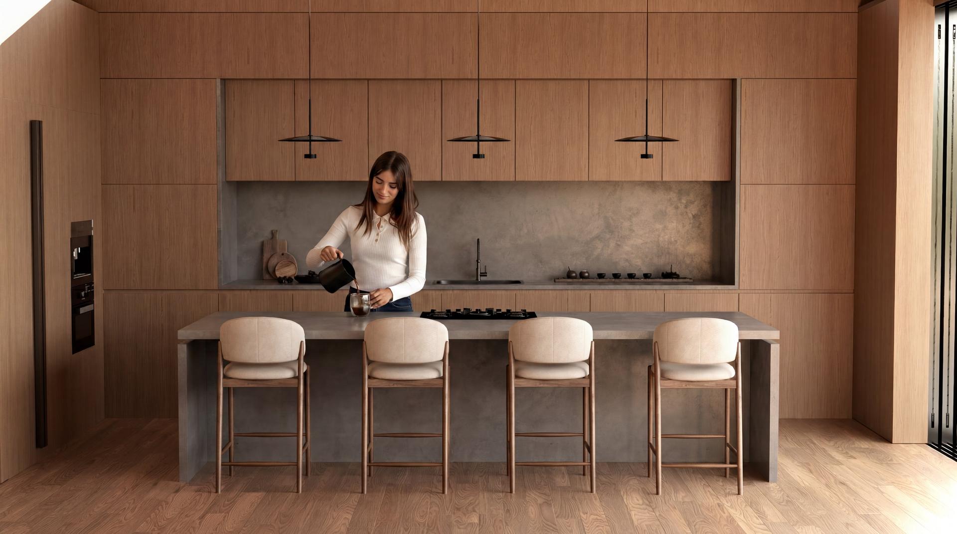 Cocina — Isla central