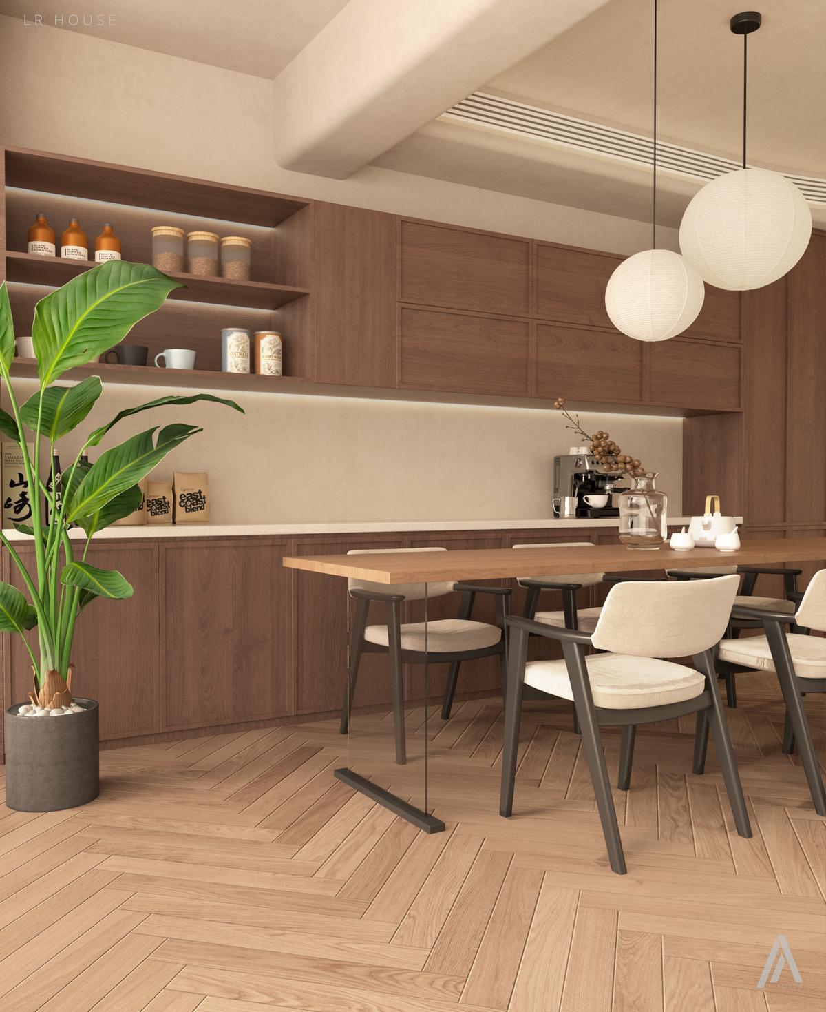 Detalle — Mesa y lámpara